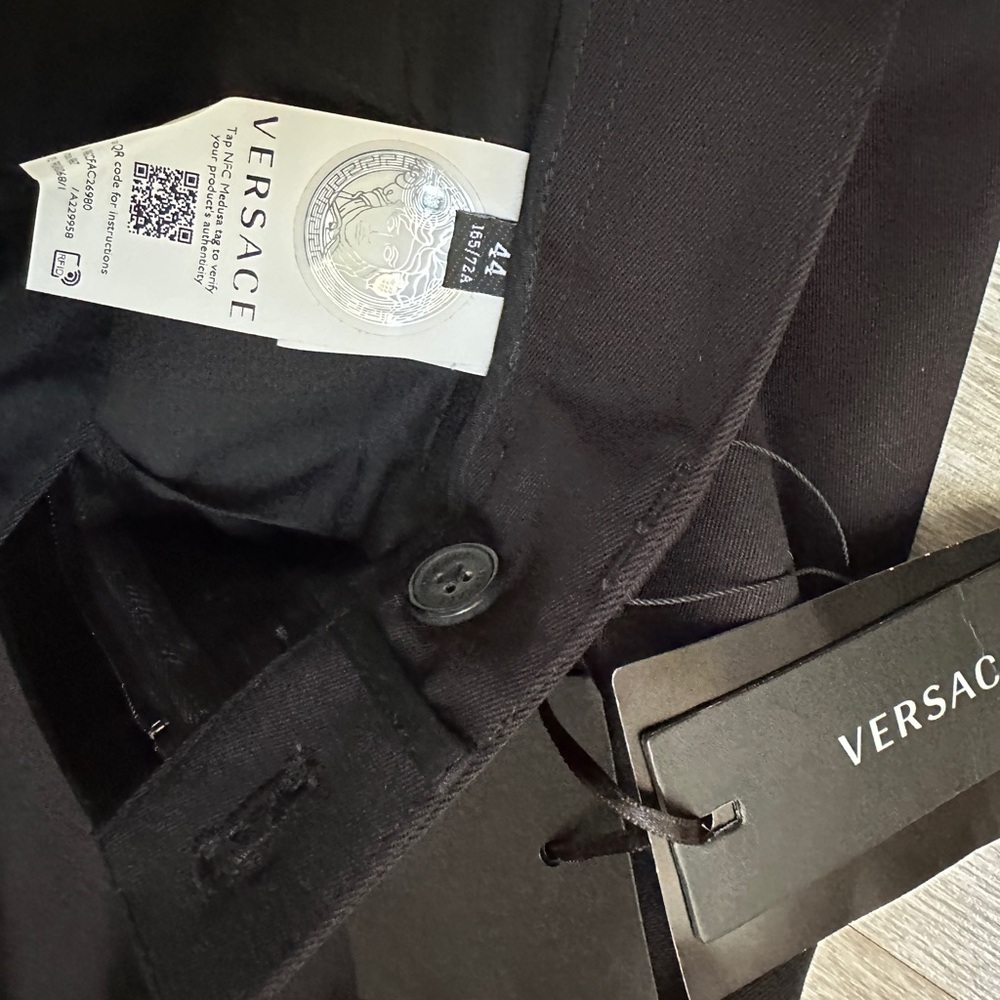 Versace Pants Mens Cotton 44  Capri inseam 19.2 inch Waist Size 11.8 inch - Picture 9 of 13